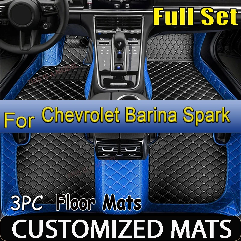 

Car Floor Mats For Chevrolet Holden Barina Spark EV Ravon R2 M300 2011~2015 Anti-dirt Pad Carpets Leather Mat Car Accessories
