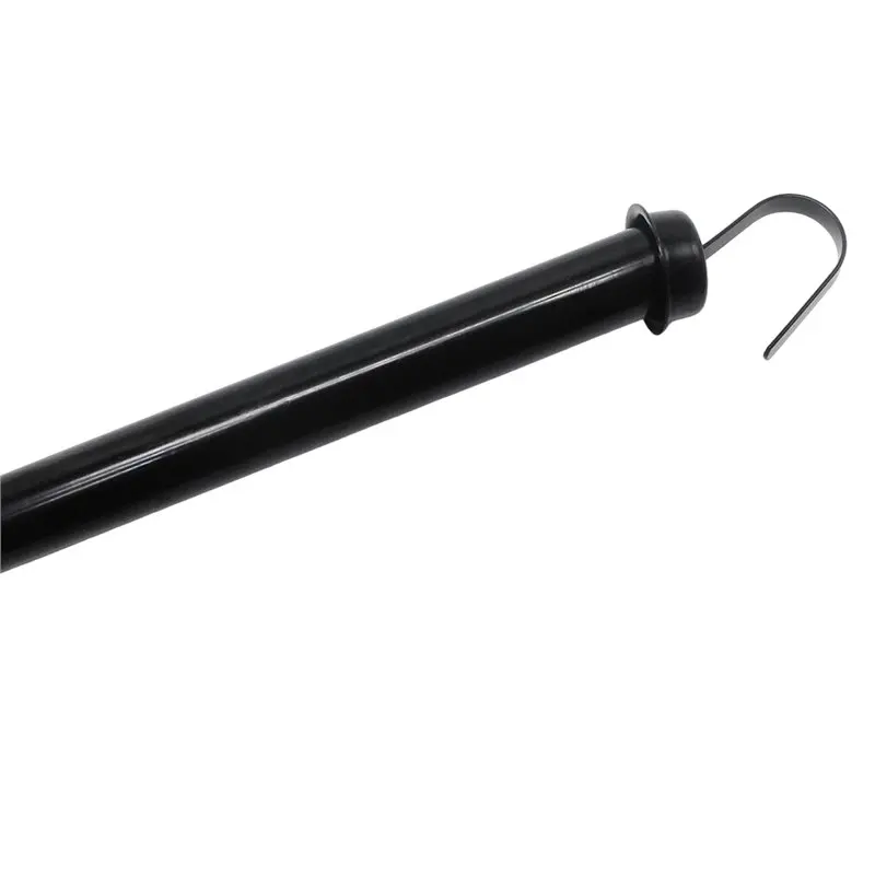 ABGH-트랜스미션 딥스틱 튜브 27인치 GM 쉐보레 TH350용 27인치 블랙 스틸 딥스틱 호스 터보 350 트랜스