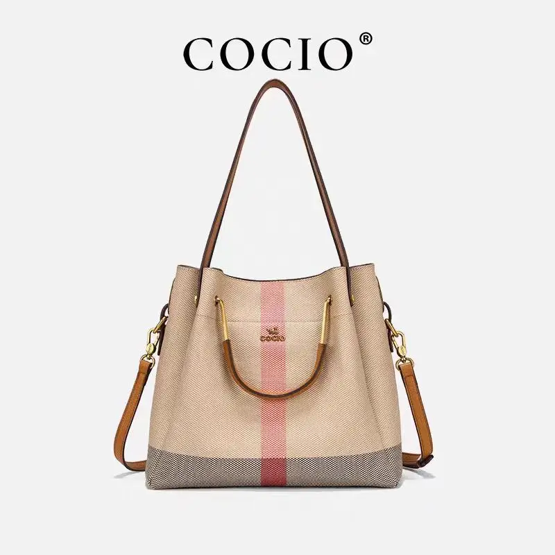 

Vintage Luxury Diaper Bags For Women Classic Leather Tote Bag Designer Minimalist Elegant Large Capacity Fashionable Simple