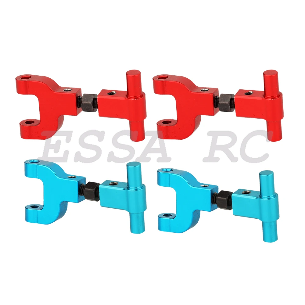 4pcs Aluminum Alloy Adjustable Front Upper Suspension Arms And Rear Upper Swing Arms For Tamiya TT02 1/10 RC Car Upgrade Parts