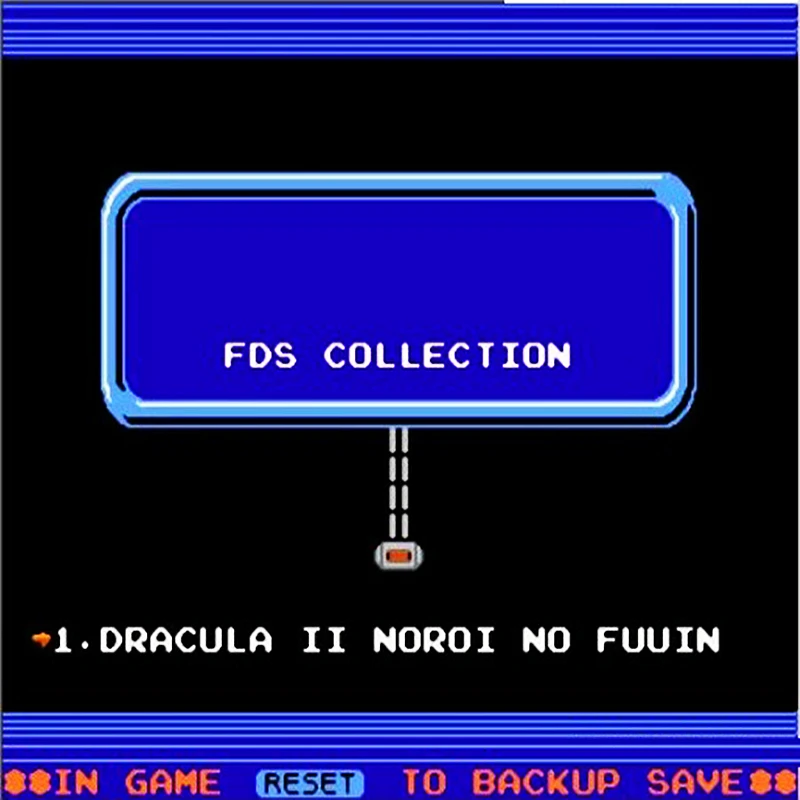 Dracula II Japanese ( FDS Emulated ) Game Cartridge for FC Console 8 Bit Video Game  Cartridge