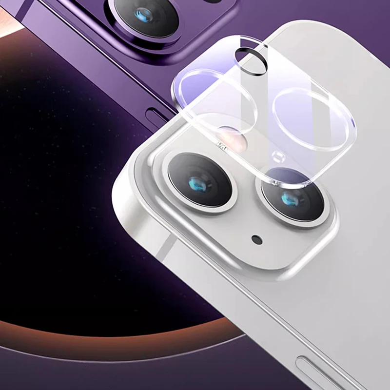 HD Phone Camera Lens Protector For Iphone 15 14 13 12 Pro Max 15 Plus 13 Mini Glass Camera Lens Cover Lens Film Protective Film