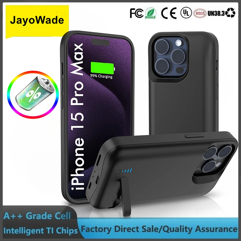 10000mAh Battery Charger Case for iPhone 15 pro Max 15 Plus Power Case Charging Cover Battery Power Bank Compatible For iPhone15