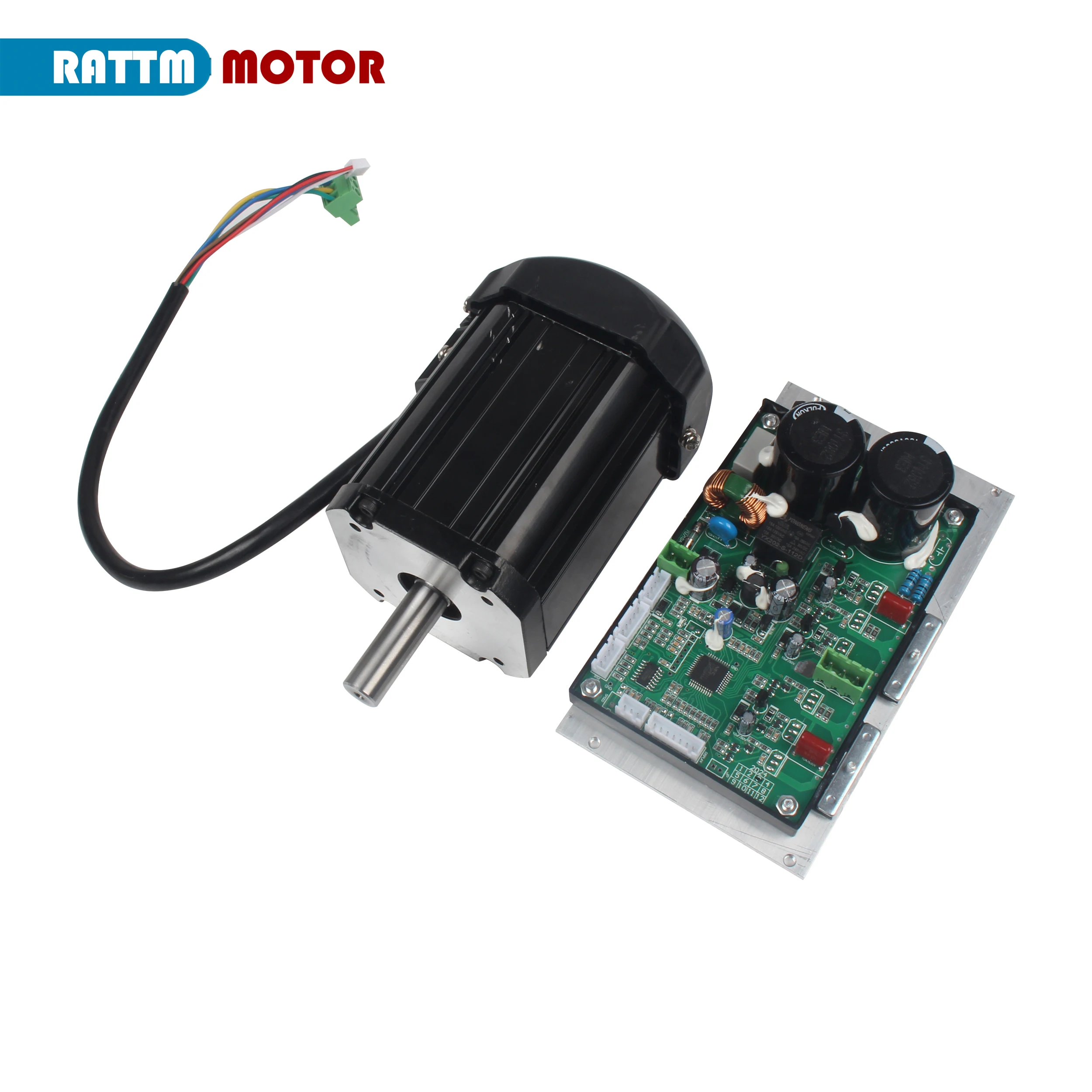 850W 1100W DC Brushless Lathe Spindle Motor With Control Board Card ControllerFor CD-210V MX-210V WM-210V Mini Lathe Machine