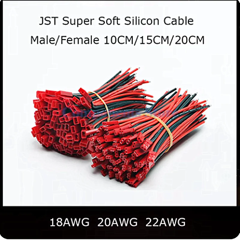 10 Pair Red Jst Con…