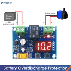 XH-M609 DC 12V-36V Charger Module Voltage OverDischarge Battery Protection Precise Undervoltage Protection Module Board