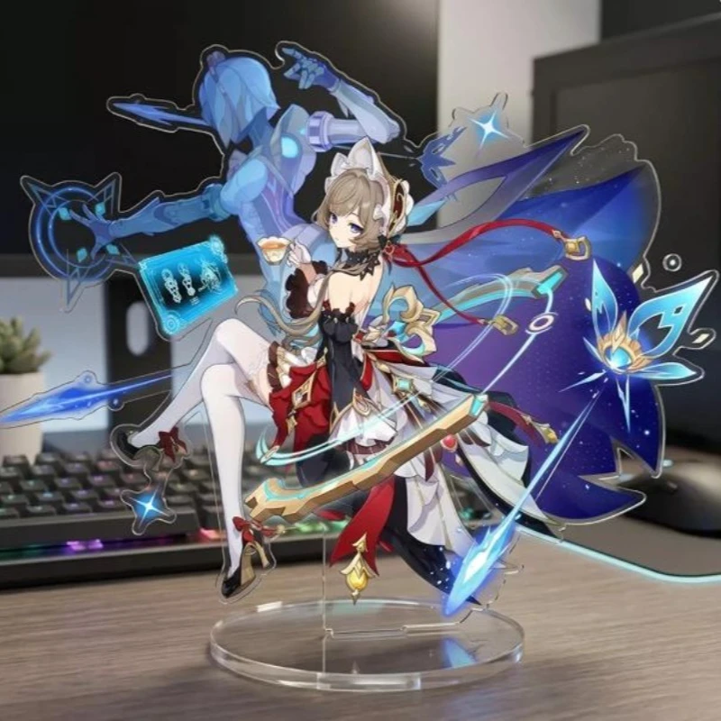Game Yuan Shen Impacting Sandrone High Aesthetic Value Peripheral Acrylic Desktop Decoration Stand Give Friends Gift Miniatures