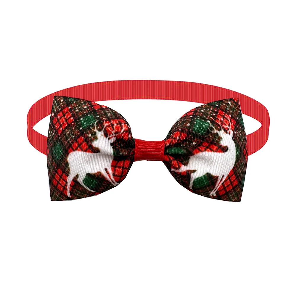 50/100pcs Handmade Bulk Pet Dog Bow Tie Christmas Dogs Pet Accessories Cute Puppy Dog Bowties Dog Grooming Product Pet Supplies