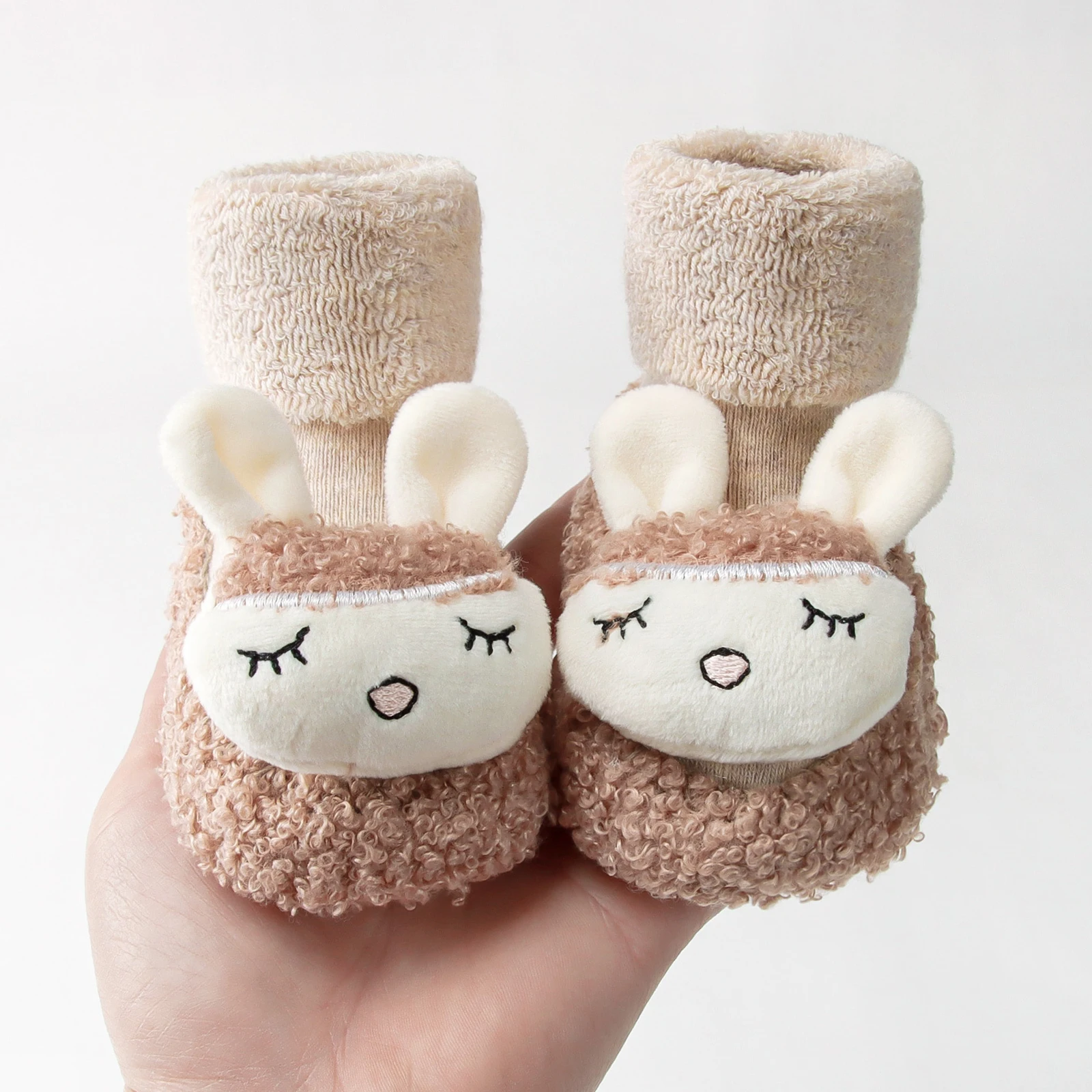 0-15months Baby Boys Girls Sock Shoes Furry Cartoon Animal Socks shoes for baby girls boys