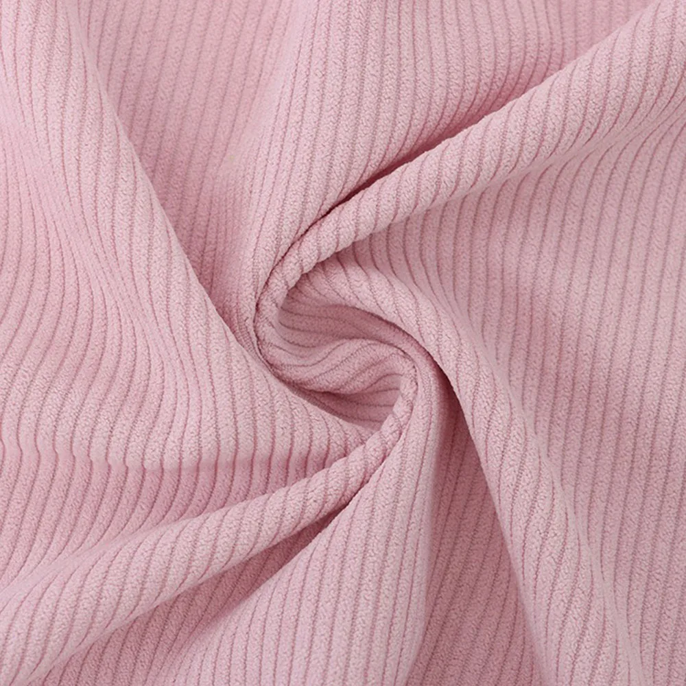 Wale Corduroy Fabric Solid Plain Stretch Thick DIY Sewing For Coat Shirt Dress Pants Costume Sofa Cushion Cover Crafts Materials