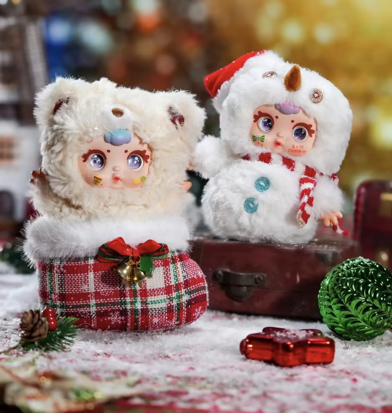 جديد مم الحليب الحلوى عيد الميلاد سلسلة الفينيل لطيف صندوق أعمى لطيف دمية العصرية لعبة حقيبة قلادة المفاتيح صندوق غامض فتاة مفاجأة هدية #6