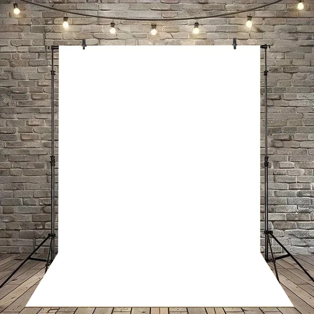 خلفية للتصوير الفوتوغرافي باللون الأبيض النقي خلفية شاشة بيضاء لالتقاط الصور في استوديو الفيديو صورة ديكور دعائم استوديو الصور