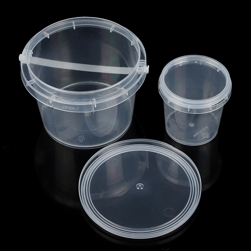 2PCS Food Grade Plastic Bucket With Lid And Handle Leakproof Storage Containerpaint Bucket