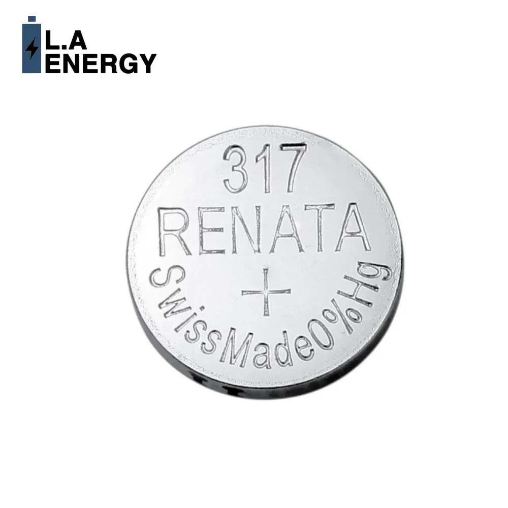 10PCS Original Renata 317 SR516SW D317 V317 SR62 1.55V Silver Oxide Watch Battery for Toy Remote Swiss Made Button Coin Cell