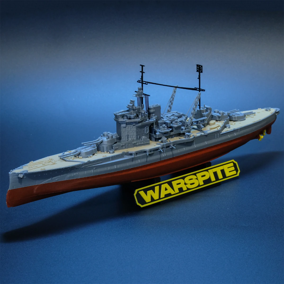 

1/700 HMS Warspite Battleship Assembly Model 30.4cm Carefully Crafted 3D Printed Ships Static Model Kit Ship Toy Ornaments
