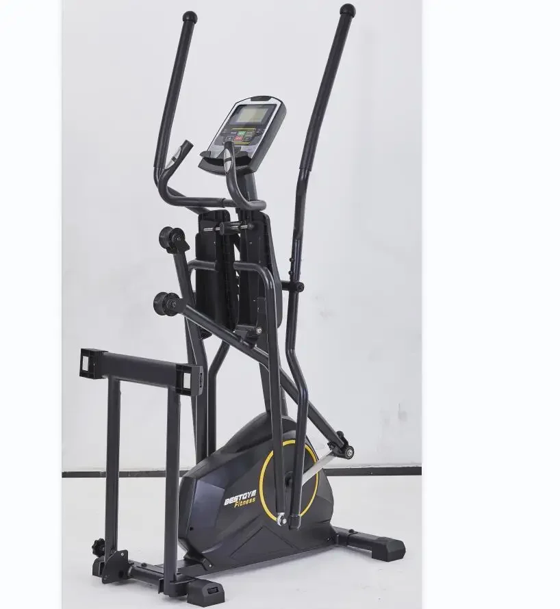 Factory Direct Sale Manual Adjustable Magnetic Resistance Body Shape Cross Trainer Folding Elliptical Machine Gym Equipment