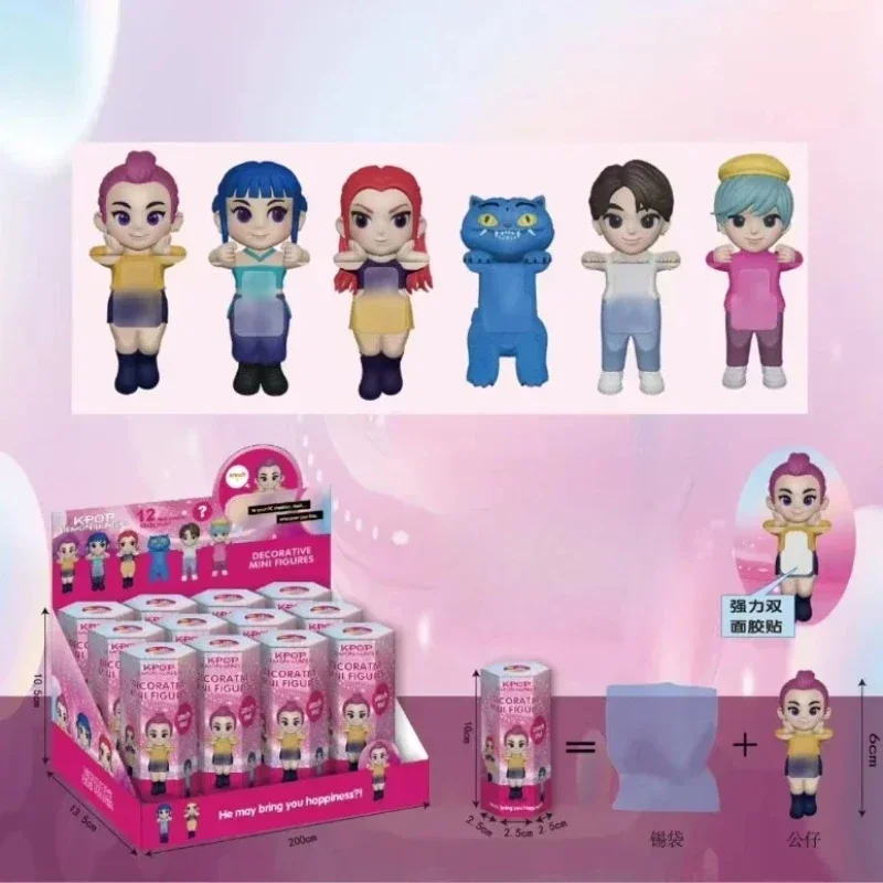 

K pop Demon Hunters слепая коробка серии аниме фигурки украшения куклы фанаты детский подарок на день рождения случайная слепая коробка хит продаж