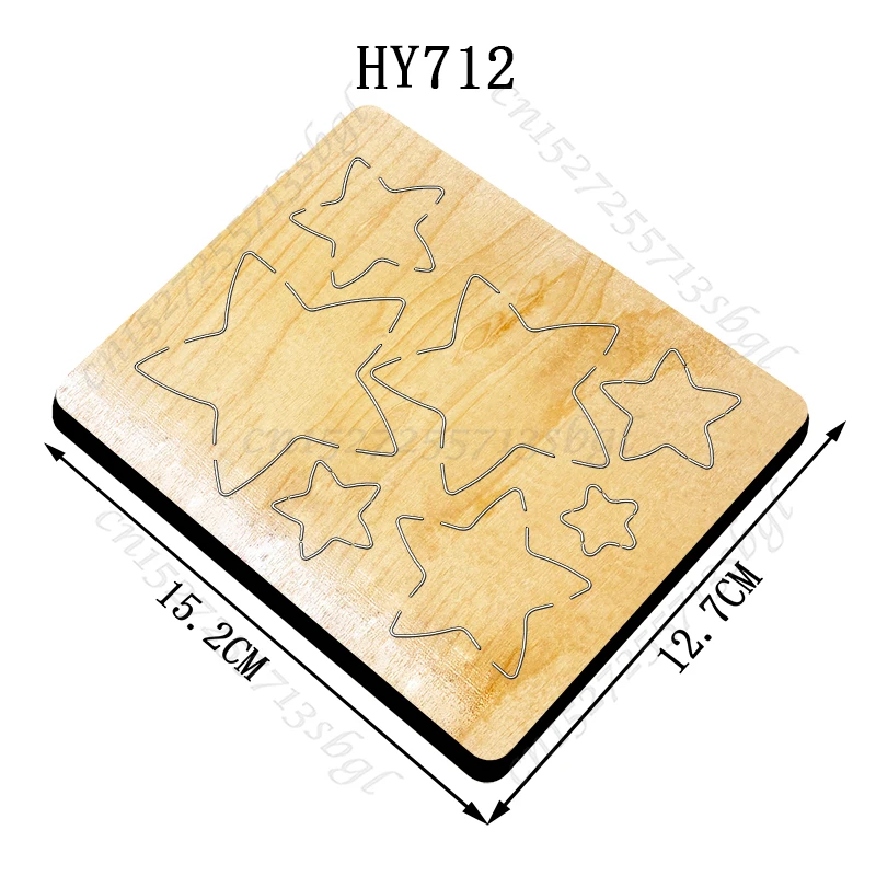Five-pointed  star cutting dies 2022 new die cut &wooden dies Suitable  for common die cutting  machines on the market