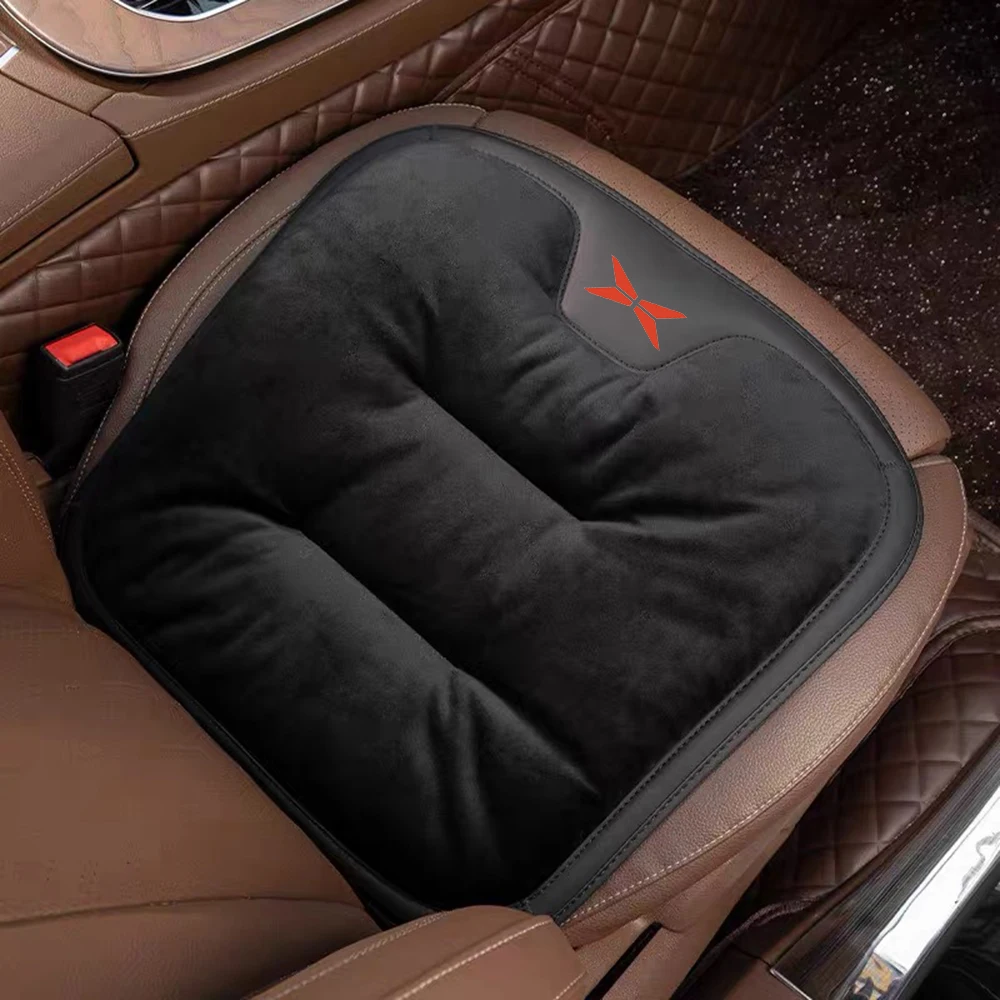Soft Plush Car Seat Cushion Warm and Comfortable Front Seat Cushion Winter for Xpeng P7 G3 i G9 P5 X2 N5 Xiaopeng F30 H93 Beta