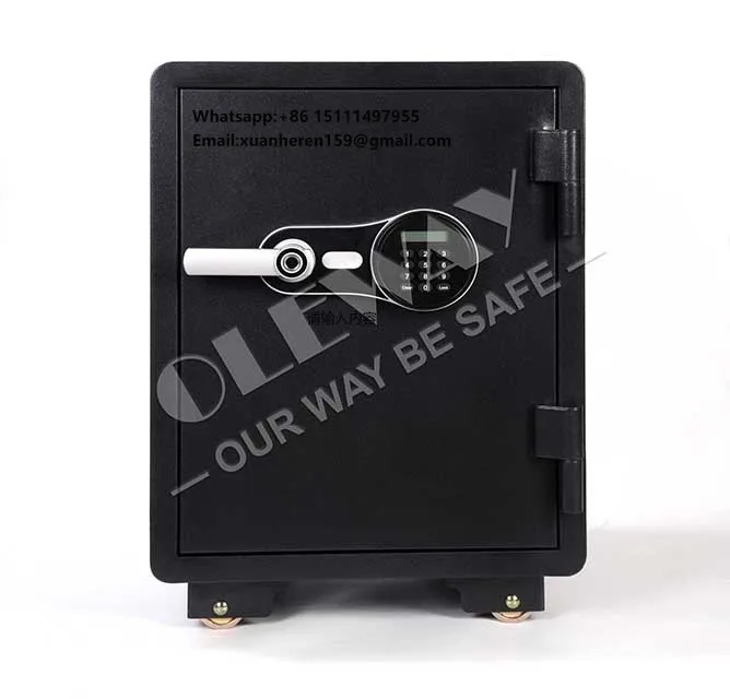 

Home Safe With Fireproof Waterproof Bag Safety Safe for Cash Valuables Numeric Electronic Keypad Dual Alarm System