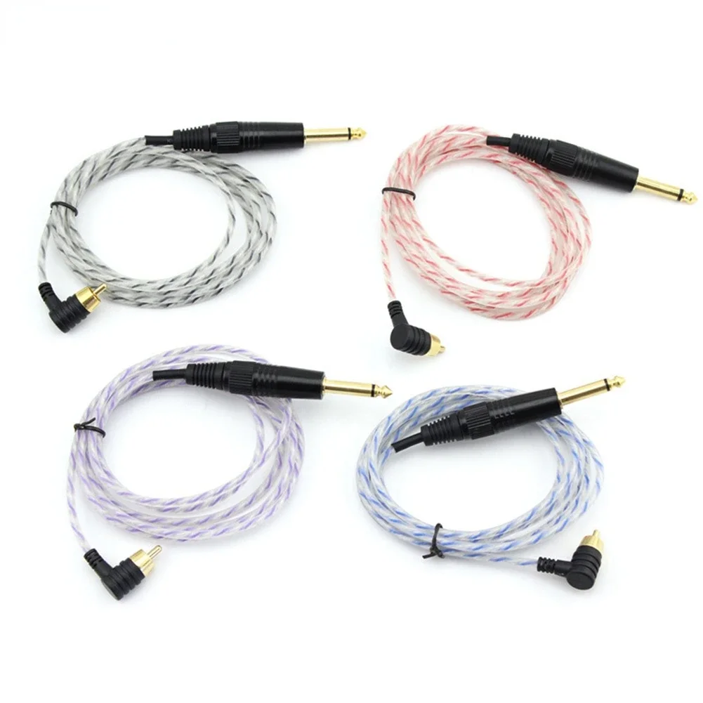 

Newest Tattoo Power Supply Clip Cord 1.8m RCA Cable Soft Silicone Wire Converter Line Makeup Pen Accessories for Tattoo Machine