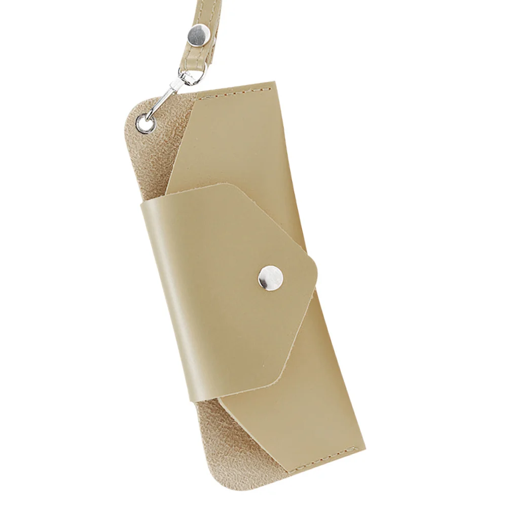 

1Set PU Material Hanging Glasses Bag Portable Eyeglass Pouch Scratch Protection Outdoor Glasses Case Convenient Storage Pouch