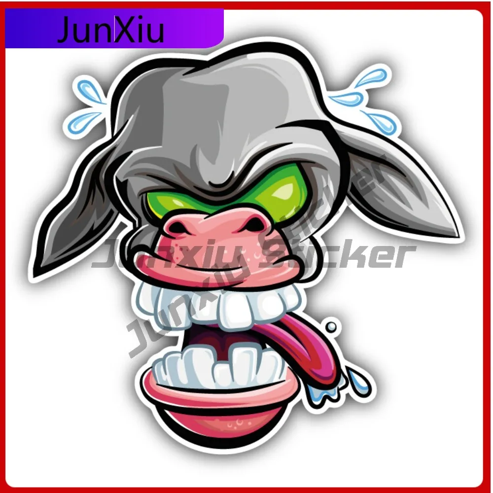 

Evil Donkey Head Hot Best Gift Fade Resistant Modern Bumper Decal Sticker Waterproof Vinyl Car Laptop Window Auto Exterior