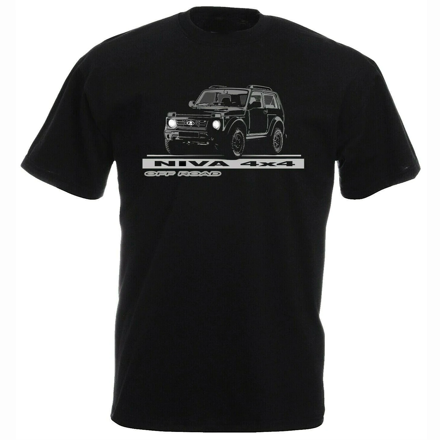 

Lada Niva VAZ 2121 Russian Off-road Vehicle 4x4 Auto T Shirt. Short Sleeve 100% Cotton Casual T-shirts Loose Top Size S-3XL