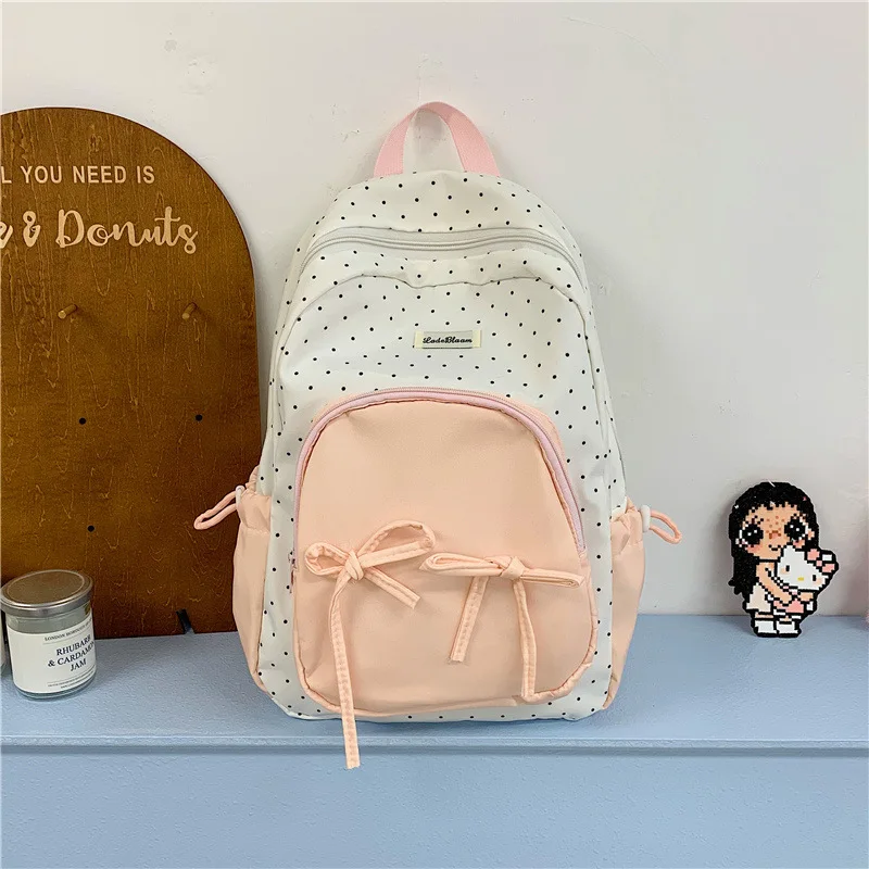 Korean Ins Style Teen Girls Backpack New Casual Travel Rucksack Large Capacity School Bag for Junior Senior High School Students