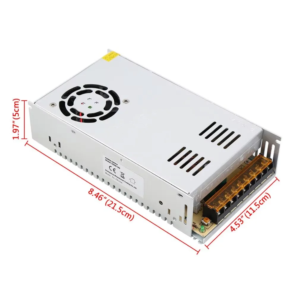 DC 12V 30A Schaltnetzteil Transformator LED-Treiber Adapter LED-Streifen Stromwandler Zubehör