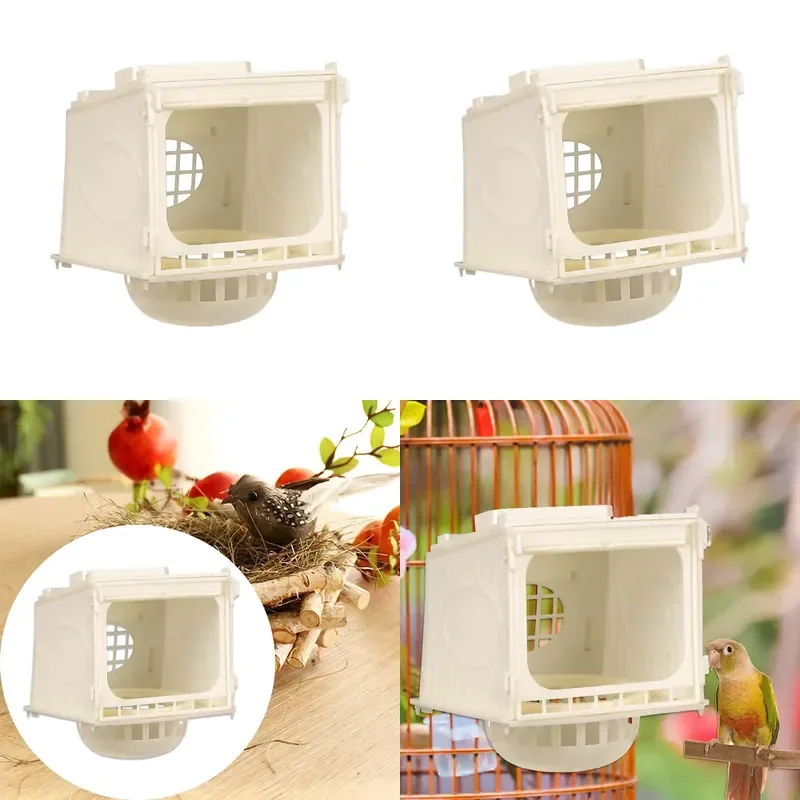 Eco Friendly Plastic Bird Nest Box for Budgerigars Parakeets Crows and Other Birds Suitable for Hatchery Houses