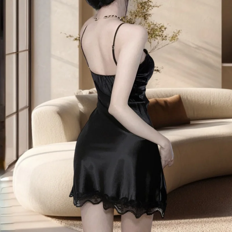 Женская сексуальная ночная рубашка для флирта, комплект нижнего белья для ролевых игр и искушения, один размер, подарок на день рождения