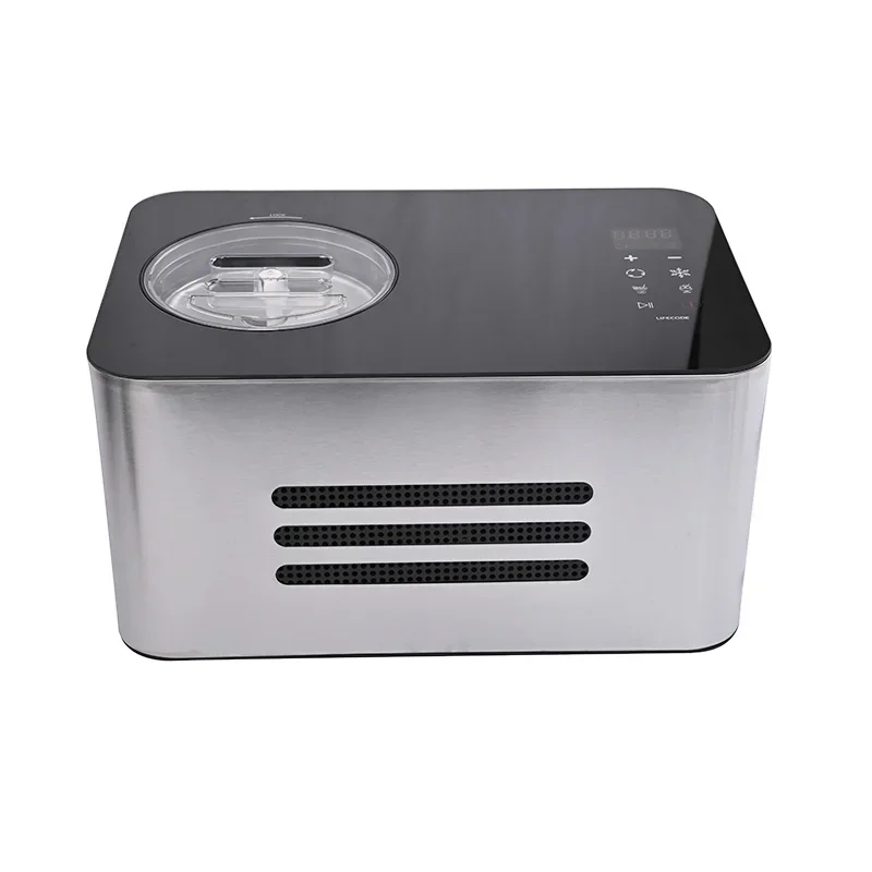 Top Quality Light Duty 1.5L Home Use Self Chilling Ice Cream Maker Machine Soft and Hard Taste With Compressor