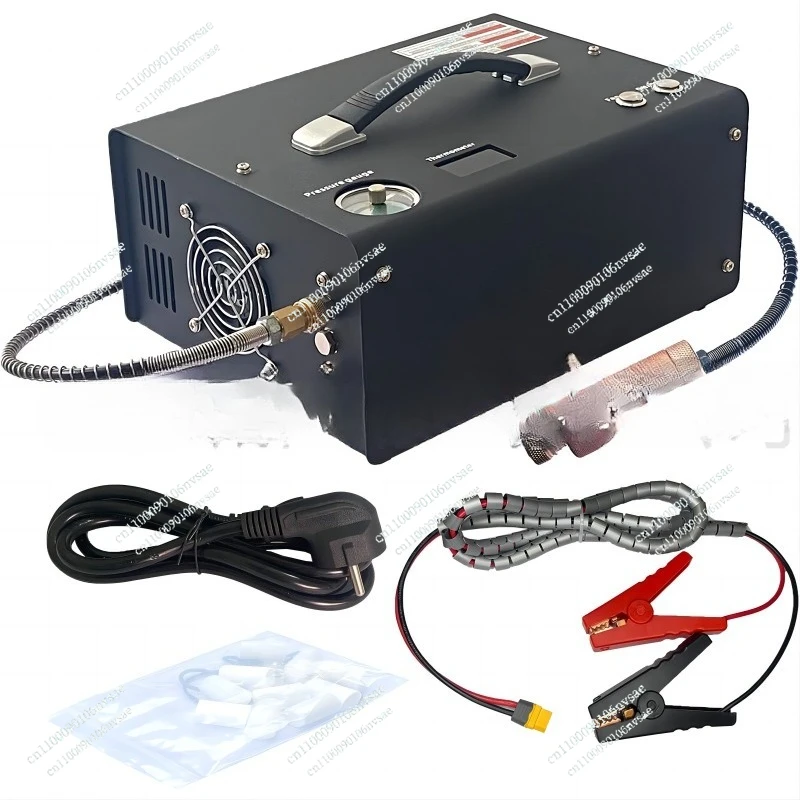 220v12v self-stop oil-free portable high-pressure air pump Car inflator 30MPA Genuine built-in transformer