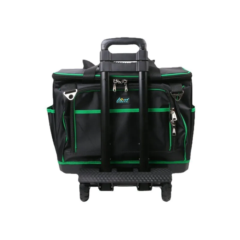 Multifunctional Tool Bag Pull Rod Tool Storage Bags Thickened Wear-resistant Hardware Organize Bag Handheld Worker Repair Bags
