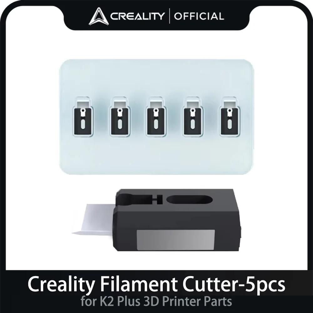 

Creality K2 Plus Filament Cutter-5Pcs Fast Cut-off High Durability Quick Replacement for K2 Plus 3D Printer Parts