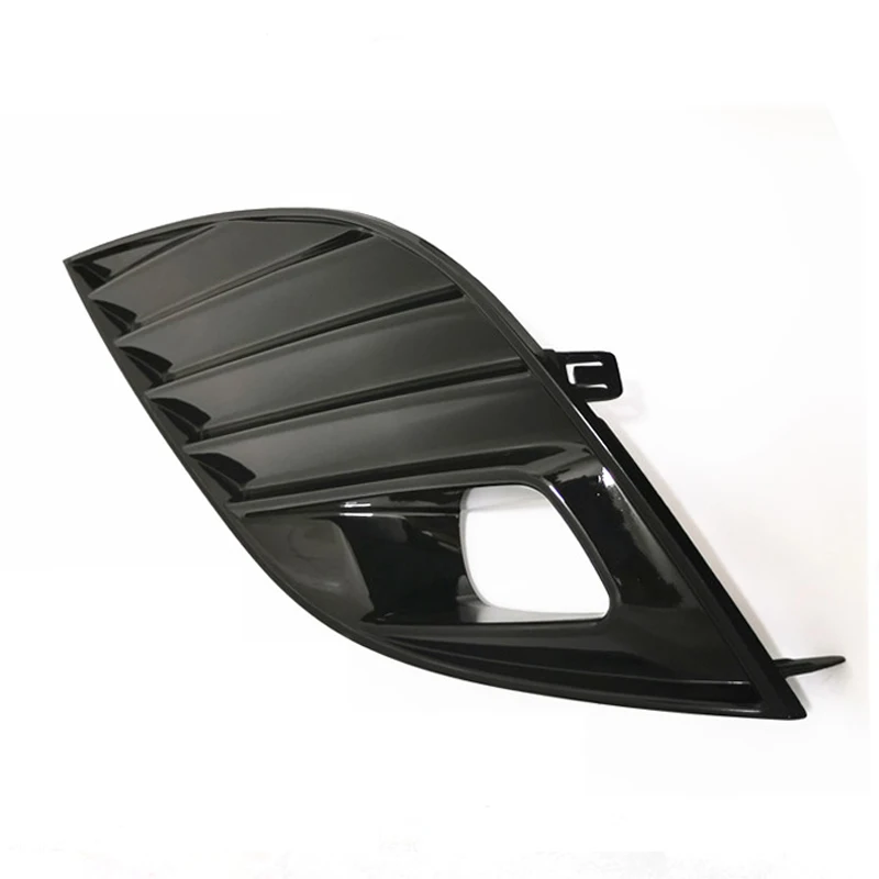 المصد الأمامي للسيارة اليسار اليمين الأسود مصبغة الإطار الضباب غطاء المصباح الضباب غطاء خفيف لتويوتا كامري SE XSE Hybid 2018 2019 2020 #5