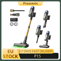 Proscenic P15 Cordless Stick Vacuum Cleaner, 50kPa 580W Powerful Suction, 70min Runtime, Anti-Tangle Brush, 6 Layers Filter