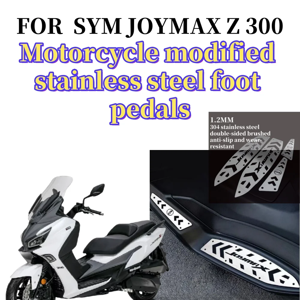 

Scooter pedals, foot rests, foot pads, polymer backfill, SYM YMAX Z 300 chain, chain Z300, Y prevention Z300