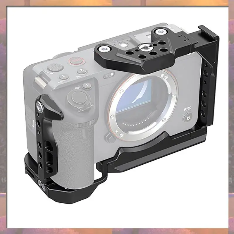 Penjualan Terbaik Sangkar Kamera Aluminium Sangkar Kamera Nyaman Casing Kamera SLR Sony Rilis Cepat untuk Sony FX3 FX30