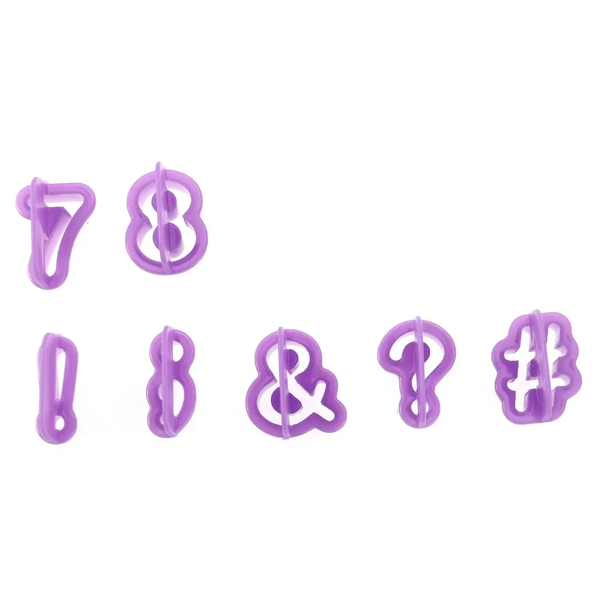 

40 Pcs Biscuit Mold Washable Lightweight Cookie Cutters Mould Number Fondant Cake Alphabet Letter Plastic Baking DIY