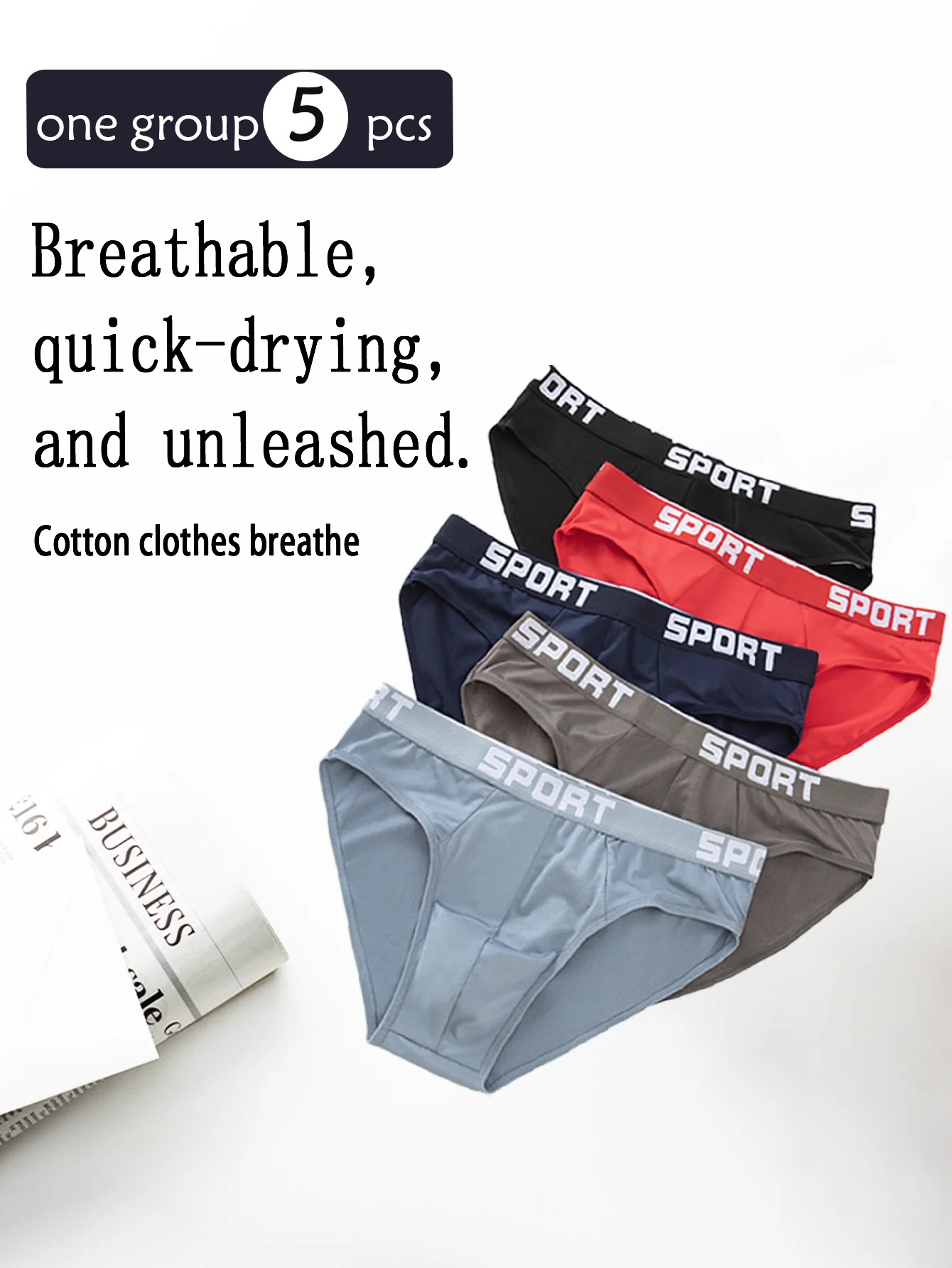 

Мужские трусы, 10 шт. | СПОРТИВНЫЙ пояс с буквами | Удобный и дышащий | Разноцветные спортивные трусики - стильные