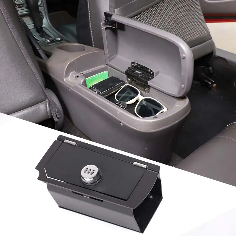 Armrest Safe Box Lockable Storage Box Hidden Storage Box Anti-Theft Console Safe Box Car Organizers For Toyota Celica 1999-2005