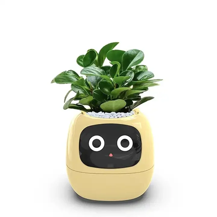 

Intelligent Pet Planter Creative Interaction APP Control Flower pot Smart Cute Small Pot Mini Plantpot