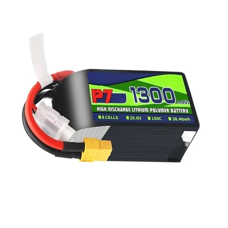 For BosLi-po P7 1300mAh 150C LiPo Battery 4S/6S/8S FPV Racing Freestyle RC Drone Quadcopter High Discharge with XT60  Plug - view 5