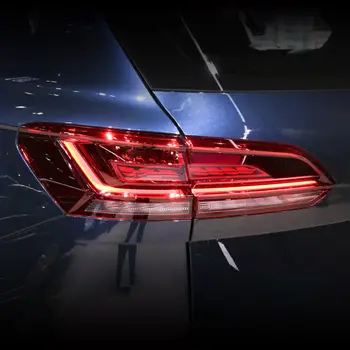 Pro Volkswagen Touareg LED zadní světla 2019-2023 upravené zadní světlo s dračí měřítko, plynulé dynamické autopříslušenství 10 nejlepší prodej LED zadní světla pro VW Touareg - №8