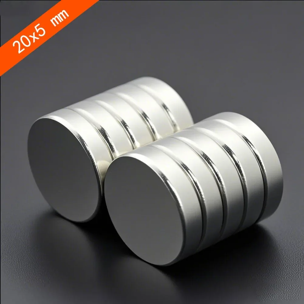 

5-50 Pcs 20x5 Neodymium Magnet 20mm X 5mm N35 NdFeB Round Super Powerful Strong Permanent Magnetic Imanes Disc 20*5 Imane Disc