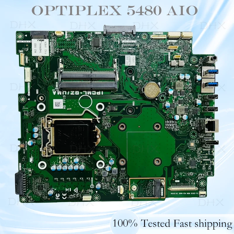 CN-0PT5CF For DELL OptiPlex 5480 AIO Motherboard IPCML-GZ/DGPU 0PT5CF PT5CF LGA1200 DDR4 Mainboard 100% Tested Fully Working DH