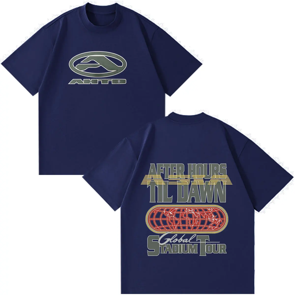The Weeknd After Hours Til Dawn AHTD Tour 2026 Print T-shirt Men Women Hip-hop Punk T Shirt Cotton Oversized Casual T Shirts