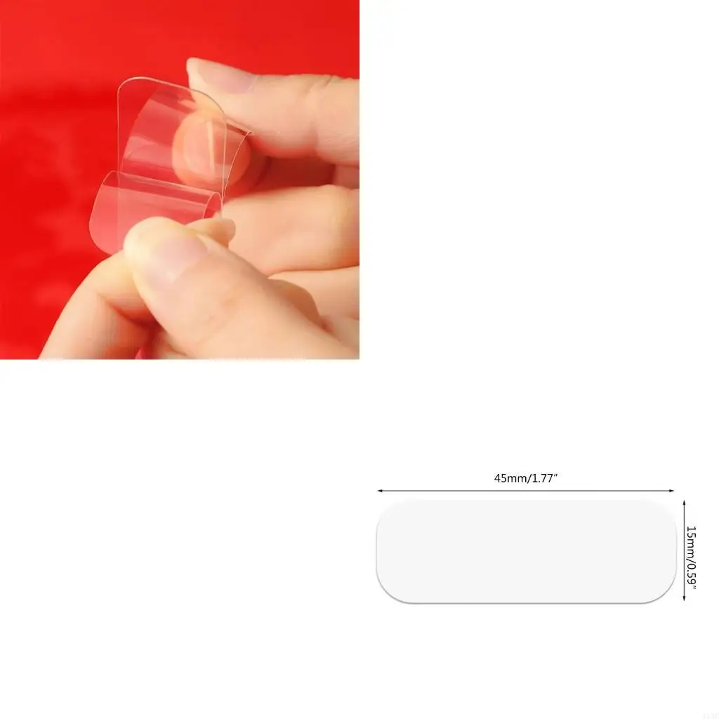 

60 Pcs Double Sided Tape Traceless Adhesive Pad for Car Cell Phone Photo Holder